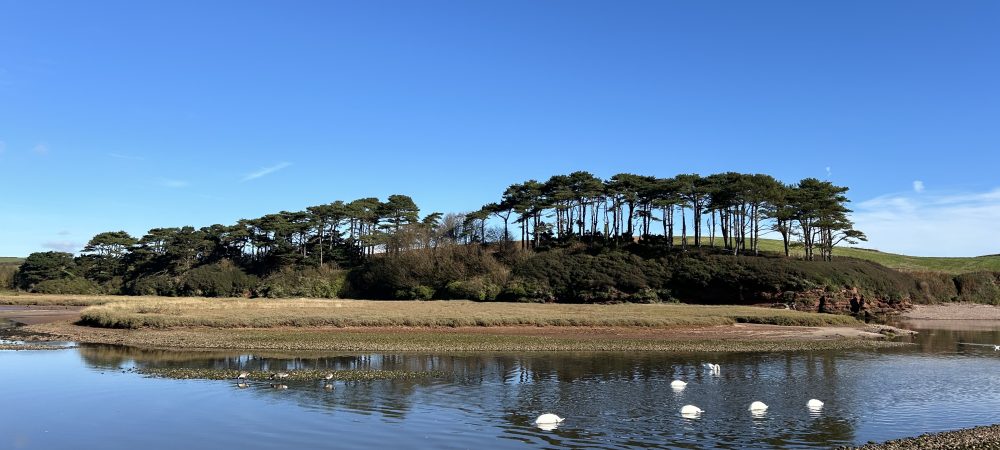 Lower Otter River at Budleigh Salterton
